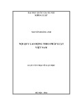 Nội quy lao động theo pháp luật Việt Nam: Tóm tắt Luận văn Thạc sĩ Luật học