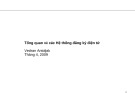 Bài giảng Tổng quan về Hệ thống đăng ký điện tử: Kiến thức cần biết