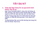 Bài giảng Văn học Trung Quốc: Tây du ký