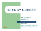 Bài giảng Vi điều khiển Chapter 1: Ngô Như Khoa (Chi tiết)