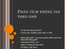 Bài giảng Phân tích thông tin theo giới chuẩn nhất