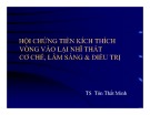 Hội chứng tiền kích thích vòng vào lại nhĩ thất: Bài giảng cơ chế, lâm sàng và điều trị của TS. Tôn Thất Minh
