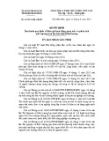 Quyết định số: 33/2015/QĐ-UBND tỉnh Bình Dương
