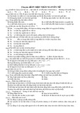 Chuyên đề 07: Hạt nhân nguyên tử