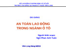 Bài giảng An toàn lao động ngành ô tô: Chương 4 - Ngô Phan Anh Tuấn