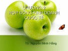 Bài giảng Pháp luật kinh doanh quốc tế: Chương 2 - TS. Nguyễn Minh Hằng