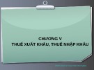 Bài giảng Thuế và hệ thống thuế tại Việt Nam: Chương 5 - Nguyễn Thu Hằng [Mới Nhất]