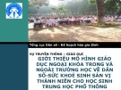 Mô hình giáo dục ngoại khóa dân số sức khỏe sinh sản vị thành niên cho học sinh THPT: Báo cáo giới thiệu