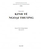 Giáo trình Kinh tế ngoại thương: Phần 1 - Tài liệu đầy đủ