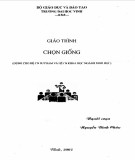 Giáo trình Chọn giống: Phần 1 [Tài liệu đầy đủ]