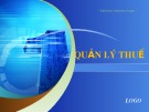 Bài giảng Quản lý thuế [chuẩn nhất]