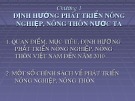 Bài giảng Quản lý Nhà nước về nông nghiệp nông thôn: Định hướng phát triển nông nghiệp, nông thôn nước ta (Chương 1)
