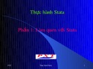 Bài giảng Thực hành Stata: Làm quen với Stata (Phần 1) chi tiết