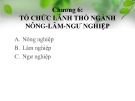 Bài giảng Địa lý kinh tế Chương 6: Hoàng Thu Hương