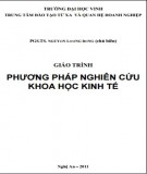 Giáo trình Phương pháp nghiên cứu khoa học kinh tế: Phần 1