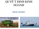 Quyết định kinh doanh: Bài giảng chi tiết