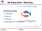 Hệ thống Gami - Elearning: Bài thuyết trình chi tiết