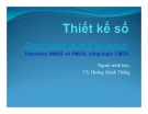 Bài giảng Thiết kế số chương 4 (phần 4): TS. Hoàng Mạnh Thắng