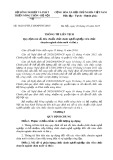 Thông tư liên tịch số: 36/2015/TTLT-BNNPTNT-BNV