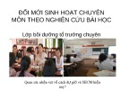 Bài giảng đổi mới sinh hoạt chuyên môn theo nghiên cứu bài học [chuẩn nhất]