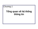 Bài giảng Tổng quan về hệ thống thông tin Chương 1