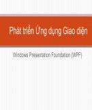 Bài giảng Phát triển ứng dụng giao diện Windows Presentation Foundation (WPF) chi tiết