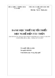 Danh mục thiết bị tối thiểu dạy nghề điện tàu thủy [chuẩn nhất]