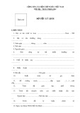 Biểu mẫu Sơ yếu lý lịch