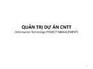 Quản trị chi phí dự án: Bài giảng Quản trị dự án công nghệ thông tin - Bài 5