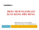 Bài giảng Đầu tư tài chính Chương 4: ThS. Từ Thị Hoàng Lan (Chi tiết)