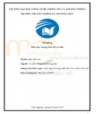 Bài giảng Dựng hình 3D cơ bản: Phần 2 - Giáo trình ĐH CNTT&TT