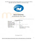 Bài giảng Cơ sở đồ họa máy tính Phần 2: ĐH CNTT&TT