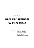 Bài giảng Nhập môn Internet và E-Learning: ThS. Nguyễn Duy Phương, ThS. Dương Trần Đức