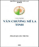 Giáo trình Văn chương Mỹ Latinh: Phần 2