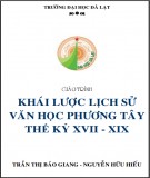 Giáo trình Khái lược lịch sử văn học phương Tây thế kỷ XVII - XIX: Phần 2 [Full]