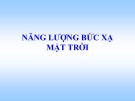 Bài giảng Khí tượng nông nghiệp - Năng lượng bức xạ mặt trời: Chương 2
