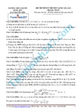 Đề Thi Thử Toán THPT Quốc Gia 2015 Có Đáp Án - THPT Chuyên Hưng Yên