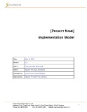 Project name: Implementation Model