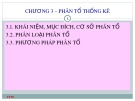 Bài giảng Lý thuyết thống kê - Chương 3: Phân tổ thống kê