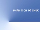 Phân tích tổ chức: Bài giảng Phân tích thiết kế hệ thống thông tin - Chương 4 (phần 1)