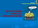 Bài giảng Thống kê ứng dụng chương 4: TS. Bùi Lê Anh Tuấn (Chuẩn nhất)