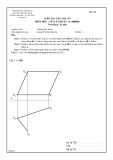 Đề kiểm tra giữa kỳ Vẽ kỹ thuật 1A: Đề số 02