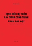 Định mức dự toán xây dựng công trình: Phần Lắp đặt