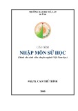 Giáo trình nhập môn Sử học (Dành cho sinh viên chuyên ngành Việt Nam học)