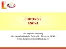Bài giảng Thống kê ứng dụng trong kinh doanh Chương 9: ThS. Nguyễn Tiến Dũng