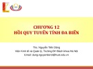 Bài giảng Thống kê ứng dụng kinh doanh chương 12: ThS. Nguyễn Tiến Dũng
