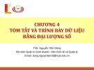 Bài giảng Thống kê ứng dụng kinh doanh Chương 4: ThS Nguyễn Tiến Dũng