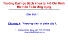 Bài giảng Giải tích 1 Chương 4: TS. Đặng Văn Vinh (Chi Tiết, Mới Nhất)