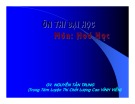 Bài giảng ôn thi đại học môn Hóa học: Bài 5 - GV Nguyễn Tấn Trung