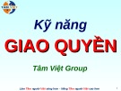 Bài giảng kỹ năng giao quyền hiệu quả